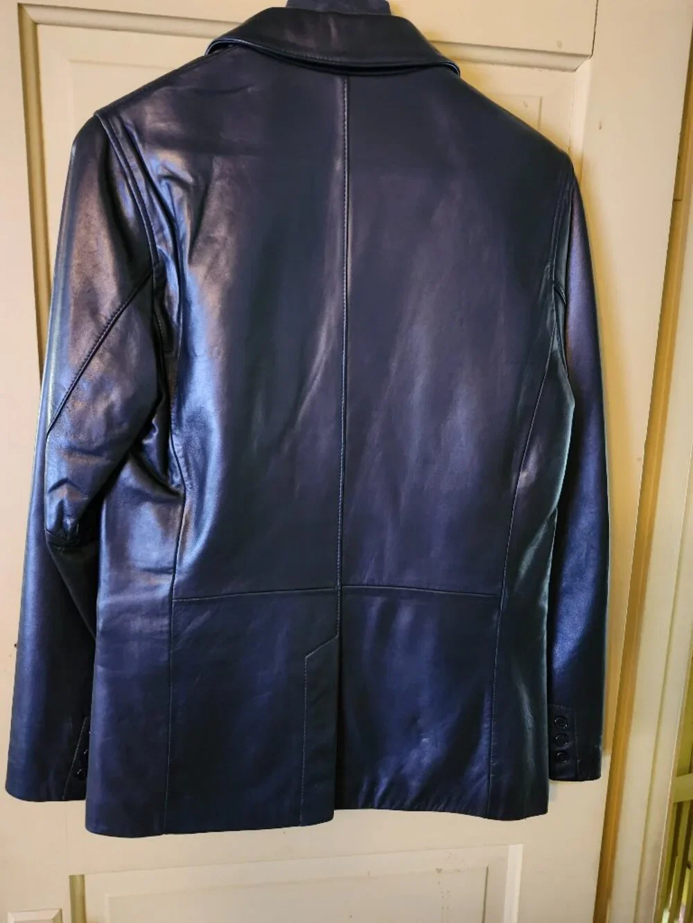 Supplesoft Black Leather Blazer from Pelle Studio for Wilson Leather